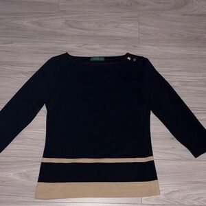Lauren Ralph Lauren Black Top